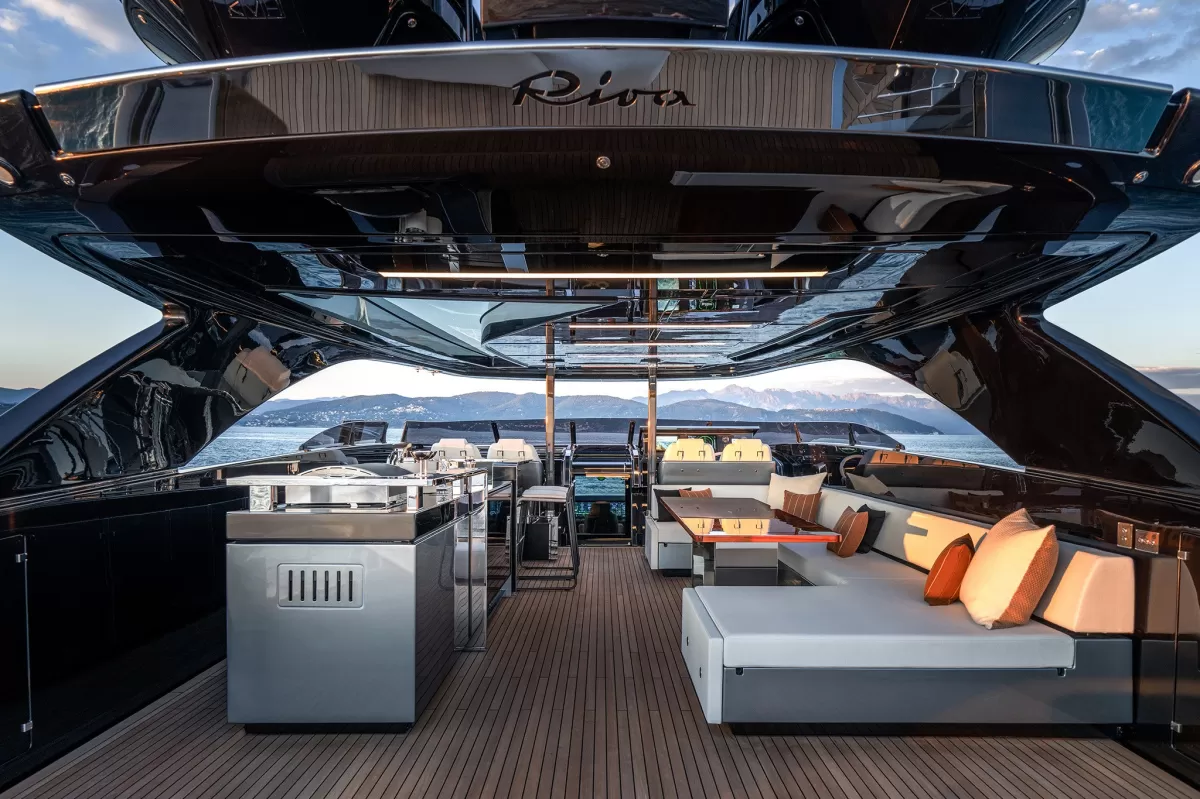 Inside the New Riva 112’ Dolcevita Super Yacht