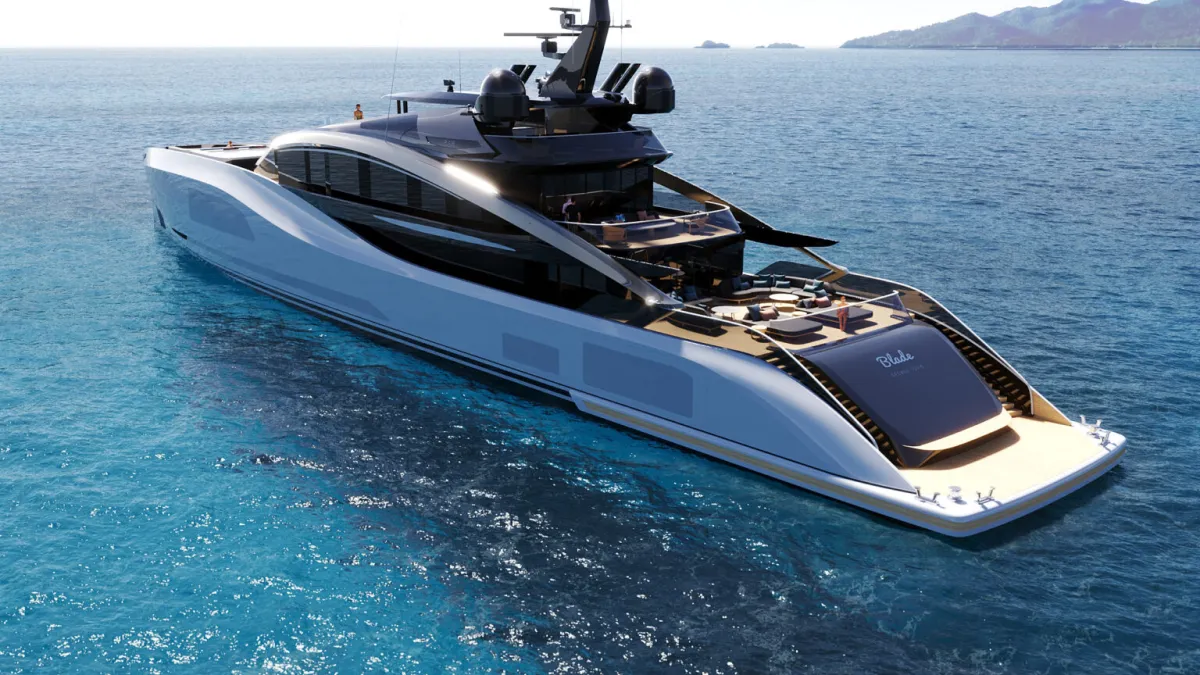 ISA Yachts and Lobanov Design create Blade