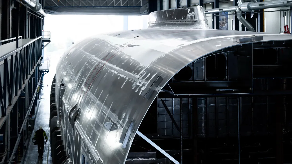 Royal Huisman Project 412 Reaches Key Milestone