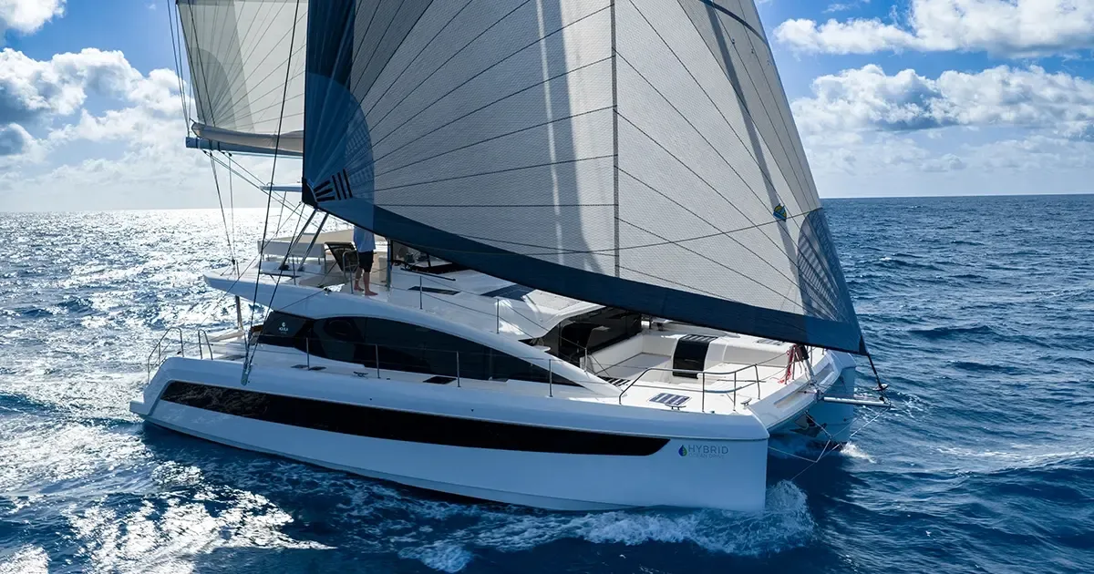 Aquila 50 Sail at Adriatic sea