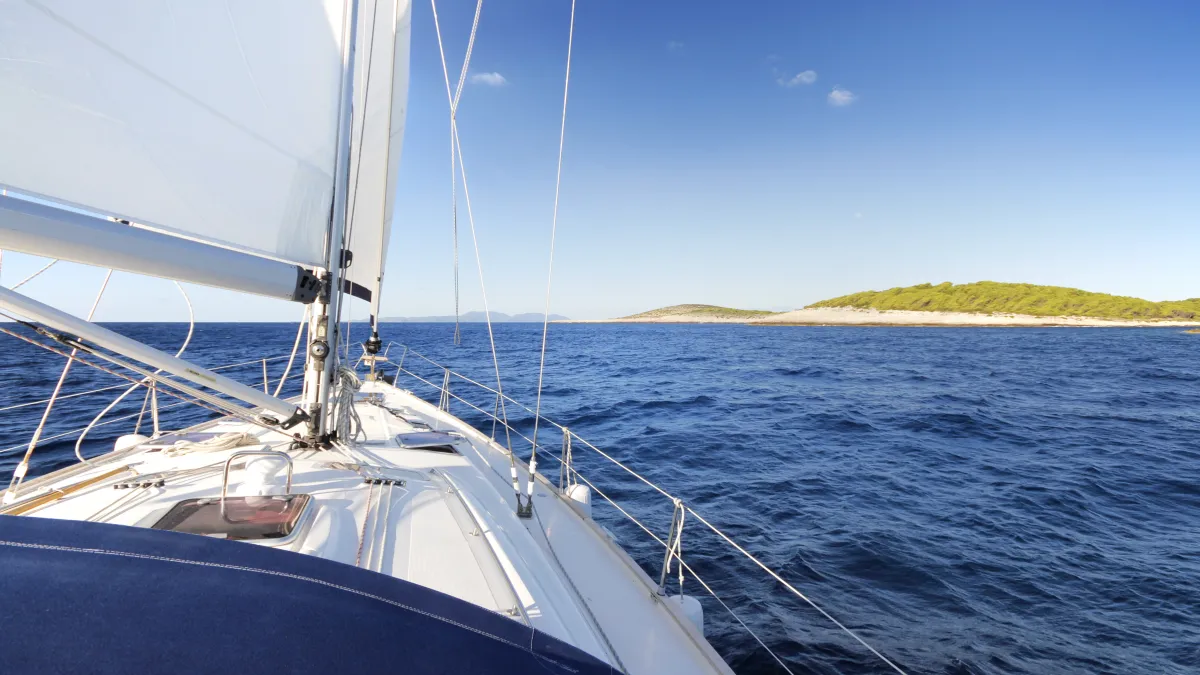 Sailing Yacht in Adriatic