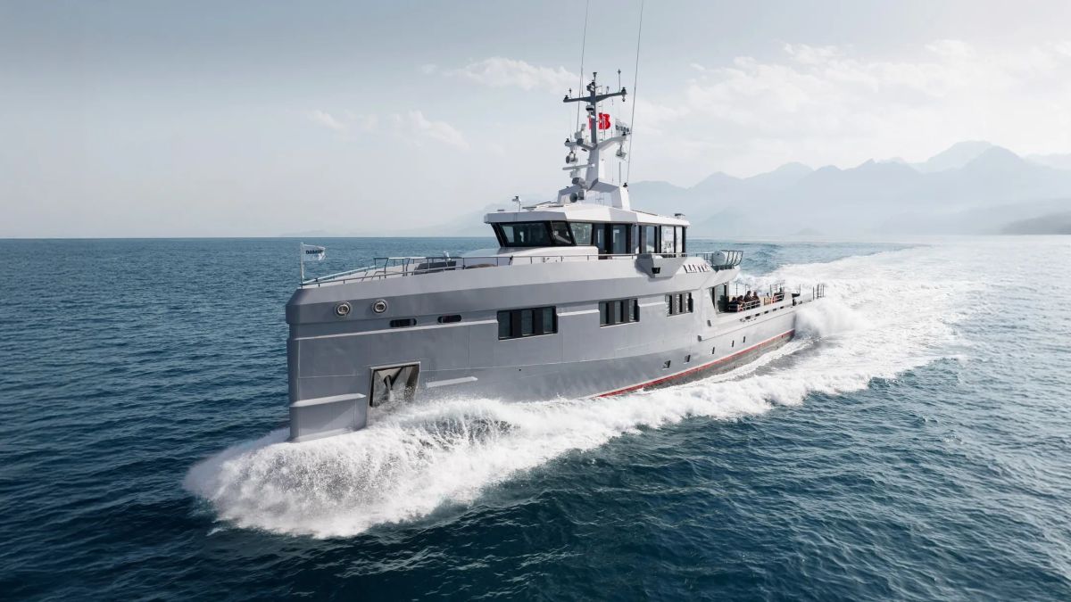 Damen Yachting delivers 53-metre Yacht Support RAFTER after Antalya sea trials