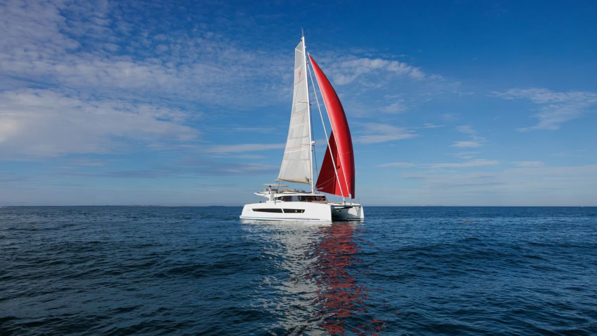 Fountaine Pajot reveals first official images of the new FP48 sailing catamaran