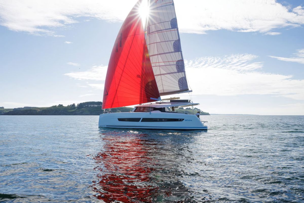 Fountaine Pajot reveals first official images of the new FP48 sailing catamaran