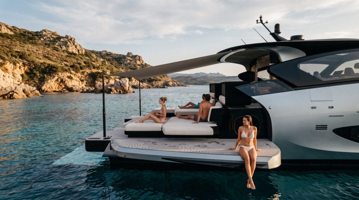 ICONA 70 by Mangusta debuts in Cannes as a new 70-foot yacht concept