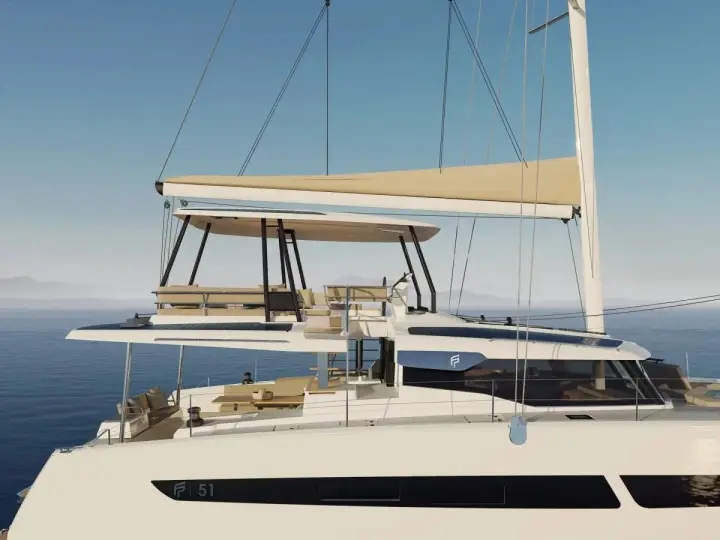 Fountaine Pajot launches FP51 FLY flybridge version of its 51-foot sailing catamaran