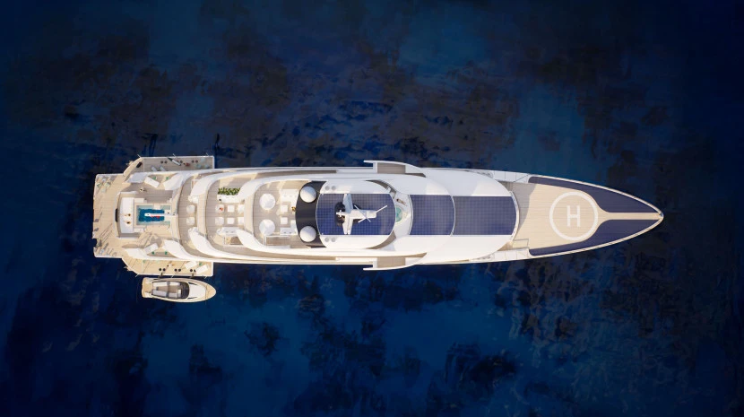 Benetti HOY Project Life 85M Exteriors 03 Carousel 05 Aerial View NEW
