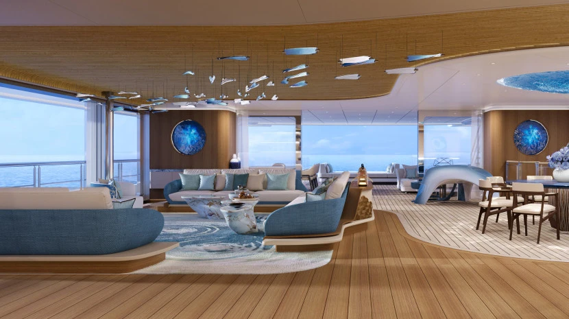 Benetti Project LIFE Main Deck Salon