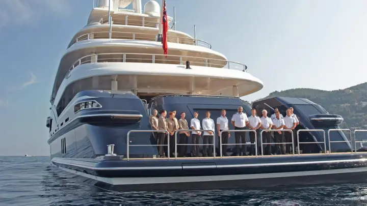 Crewed yacht