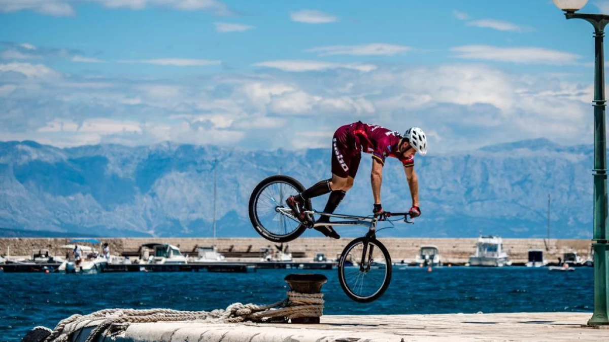 Cycling on Hvar Island Croatia