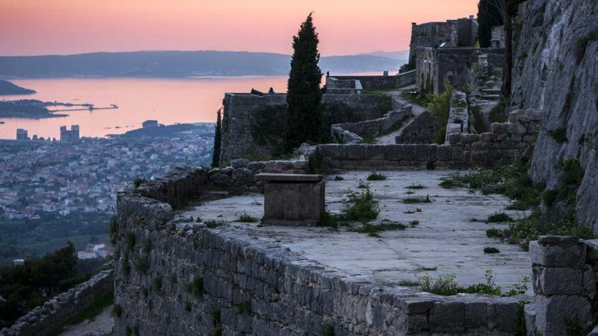 Klis Fortress overlooking Split, Game of Thrones filming location for the exterior of Meereen