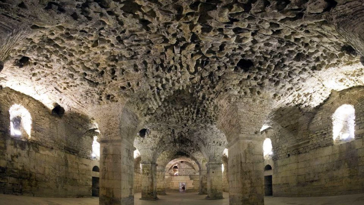 Diocletian’s Cellars in Split, Game of Thrones filming location where Daenerys kept her dragons