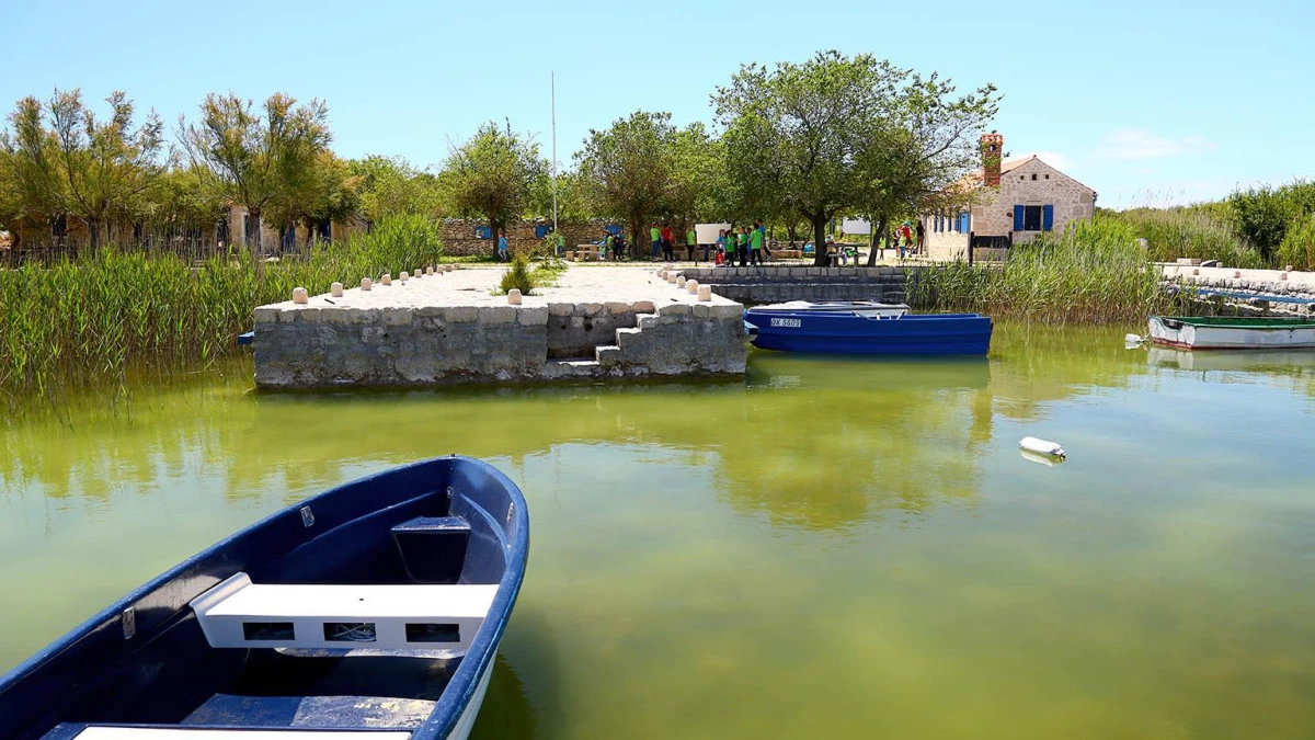 Cycling at Vransko Lake Croatia