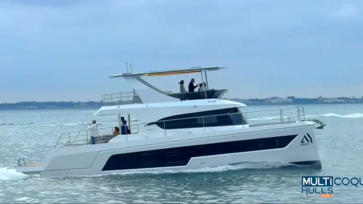 Aventura 56 MY Review: A Spacious and Luxurious Evolution in Power Catamarans (VIDEO)