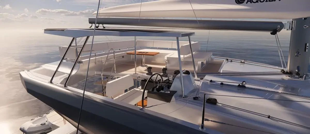 Aquila 45 Sail shortlisted for the 2027 European Yacht of the Year ahead of Cannes debut