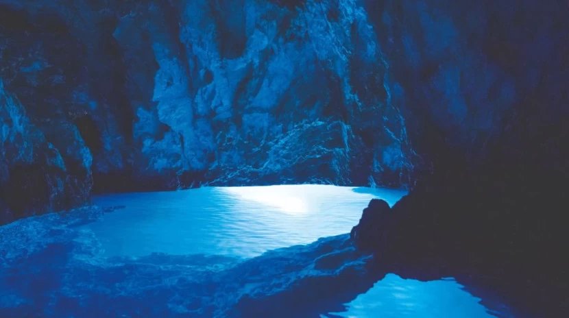 blue cave
