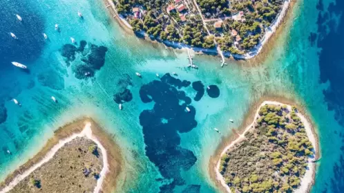 group tour : Blue Lagoon & Trogir, 3 Islands Half Day Tour - from 70€