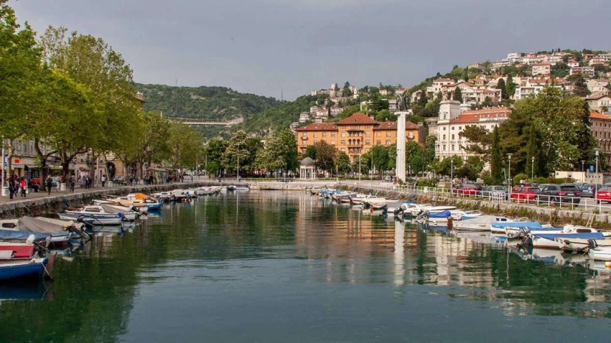 Rijeka waterfront Croatia