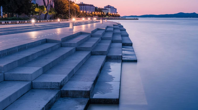 zadar morske orgulje yacht charter