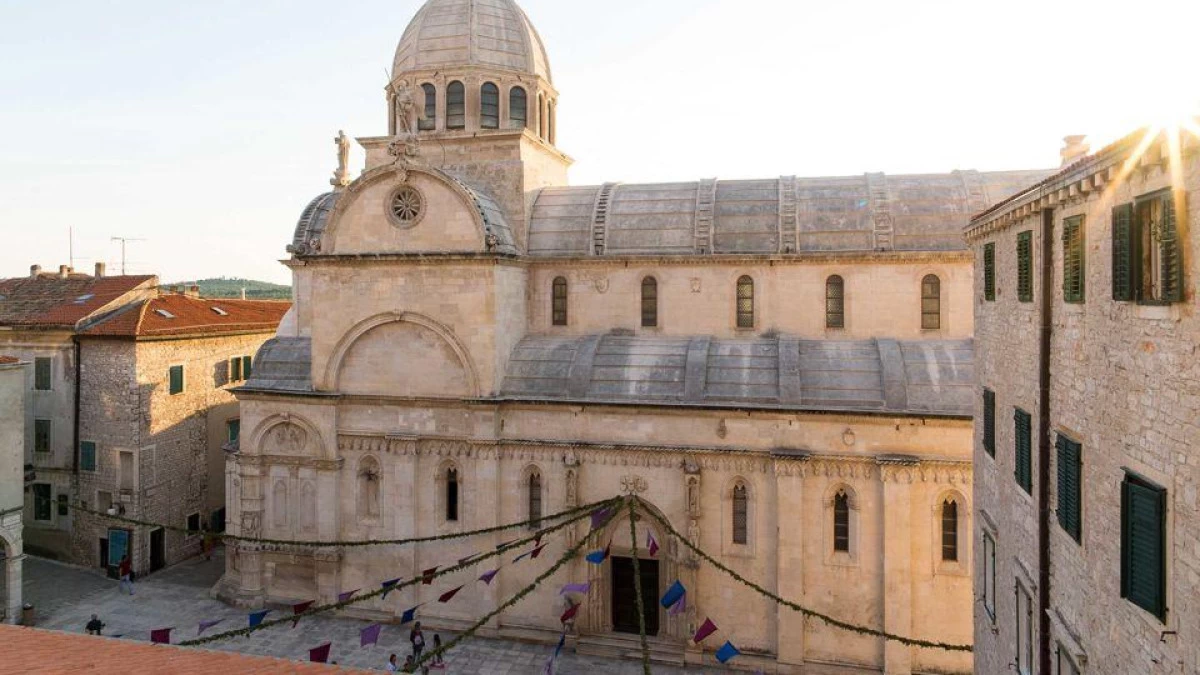 Cathedral of St. James in Šibenik, Game of Thrones filming location for the Iron Bank of Braavos